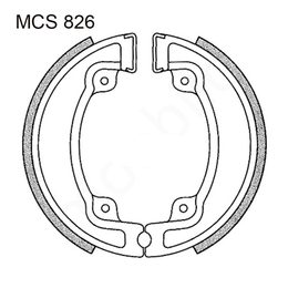 Brzdové pakny MCS826