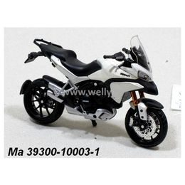 Model Ducati Multistrada 1200S 1:18 - bílá