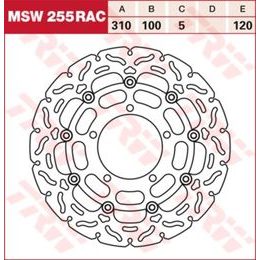 RACING Brzdový kotouč plovoucí MSW255RAC