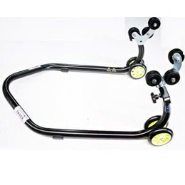 Zadní stojan BIHR Home Track pro čtyřkolky, matně černý, odnímatelné podpěry, součástí dodávky