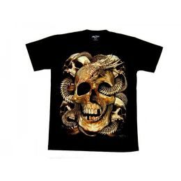 Triko svítící surviver - Lebka