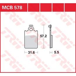 Brzdové destičky MCB578