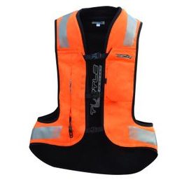 Airbagová vesta TURTLE 2 oranžová HiVis, velikost S, M