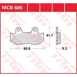 Brzdové destičky MCB685