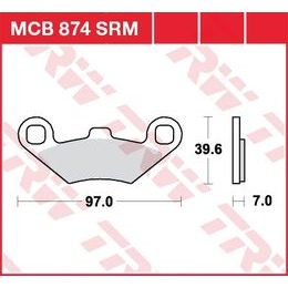 Brzdové destičky MCB874SRM