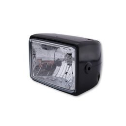 - Kein Hersteller - Rectangular headlight, side mounting, H4 12V 60/55W, ABS, black