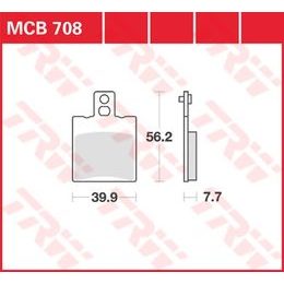 Brzdové destičky MCB708