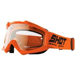 Shot Assault motokrosové brýle neon oranžové lesk