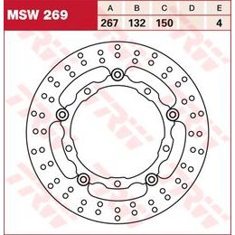 Brzdový kotouč plovoucí MSW269