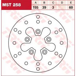 Brzdový kotouč MST258