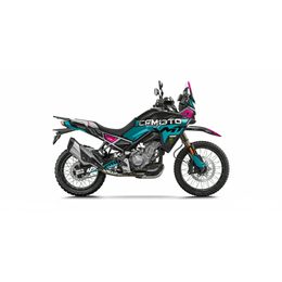 Sada polepů CF MOTO 450MT JAKARTA tyrkys, 2024-2025
