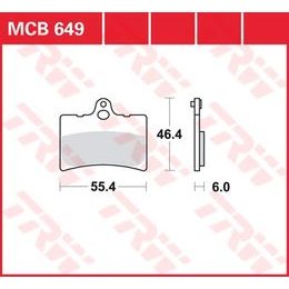 Brzdové destičky MCB649