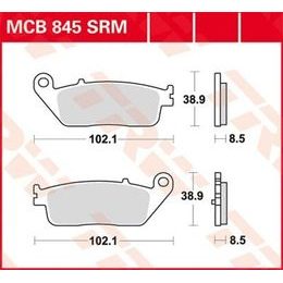 Brzdové destičky MCB845SRM