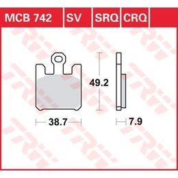 Brzdové destičky MCB742CRQ