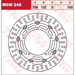 RACING Brzdový kotouč plovoucí MSW246RAC