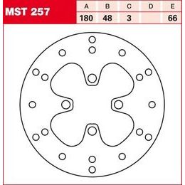 Brzdový kotouč MST257