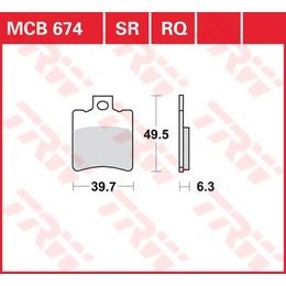 Brzdové destičky MCB674SR
