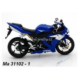 Model Yamaha YZF-R1 1:12 - modrá