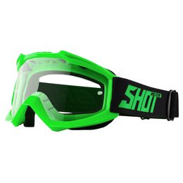 Shot Assault neon zelené motokrosové brýle