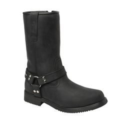 Moto obuv MISSOURI II černé nadrozměrné, velikost 49,50