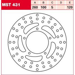 Brzdový kotouč MST431