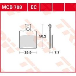 Brzdové destičky MCB708EC