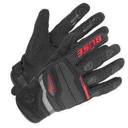 Büse Rukavice Fresh černo/ červené, velikost 7