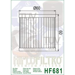 Olejový filtr HF681 Hyosung 650
