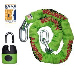 Mammoth security řetězový zámek 1,2 metru s visacím zámkem