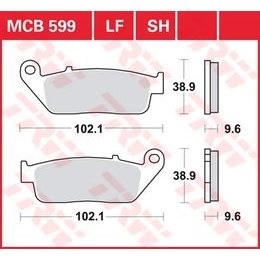 Brzdové destičky MCB599SH