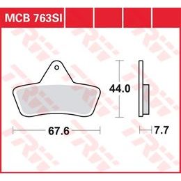 Brzdové destičky MCB763SI