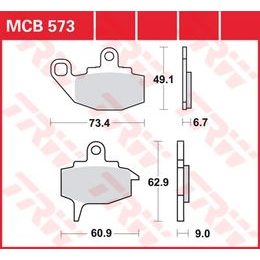 Brzdové destičky MCB573