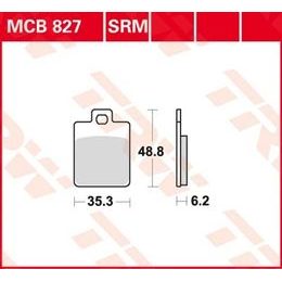 Brzdové destičky MCB827SRM