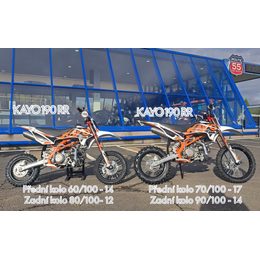 PITBIKE KAYO 190 na malých kolech + sada velkých kol