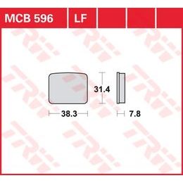 Brzdové destičky MCB596