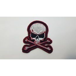 Nášivka - LEBKA / bílá- poslední 1 ks