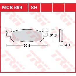 Brzdové destičky MCB699SH
