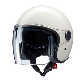 Moto helma RB-862 světle bílá