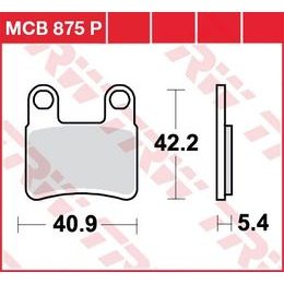 Brzdové destičky MCB875P