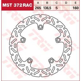 RACING Brzdový kotouč MST372RAC