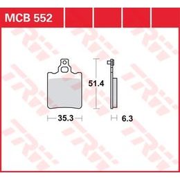 Brzdové destičky MCB552