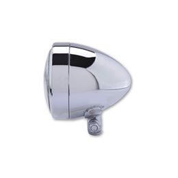 SHIN YO Chrome headlight BULLET, lower mounting, high beam H4