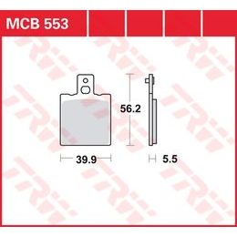 Brzdové destičky MCB553