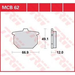 Brzdové destičky MCB062