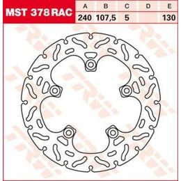 RACING Brzdový kotouč MST378RAC