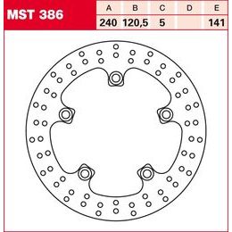 Brzdový kotouč MST386