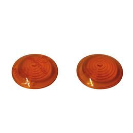 SHIN YO Turn signal lenses (pair) for 1 pc. BULLS Eye turn signals, yellow (pár)