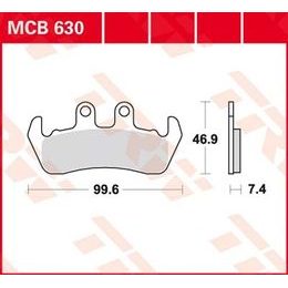 Brzdové destičky MCB630