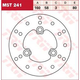 Brzdový kotouč MST241