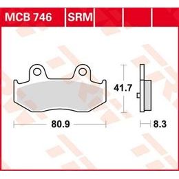 Brzdové destičky MCB746SRM